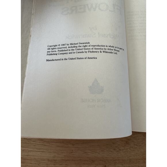 Vacuum Flowers, Michael Swanwick, HC/BC/DJ/First Edition 1987 VTG - Picture 2 of 11